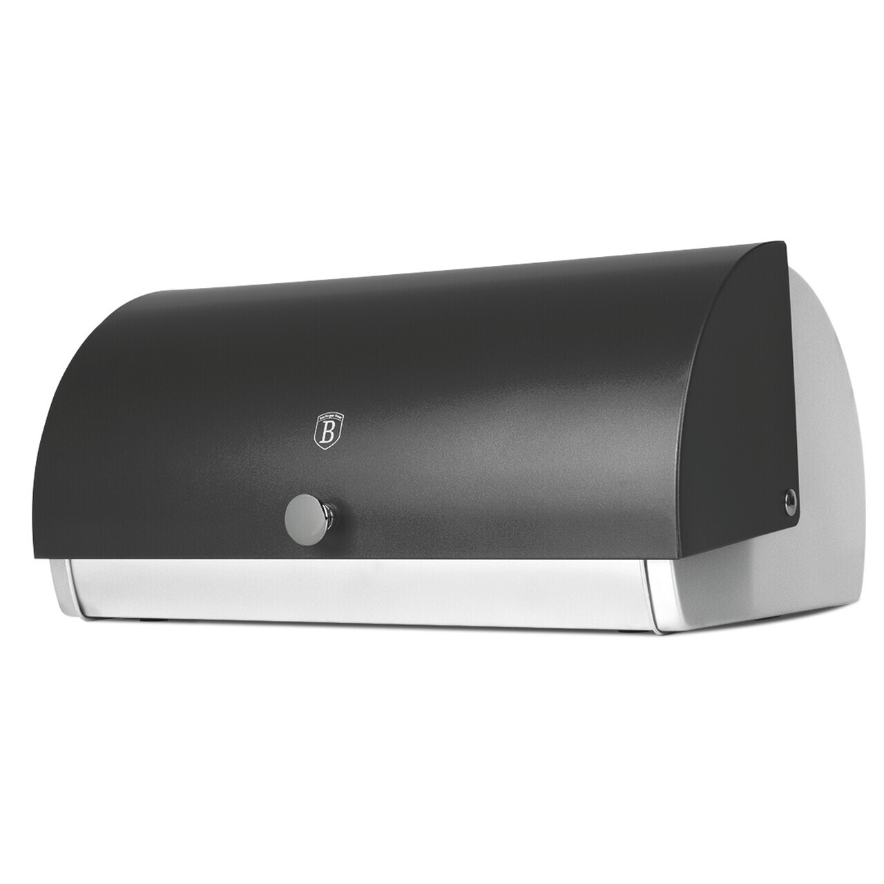 Set cutie pentru paine si 3 recipiente Berlinger Haus, Anthracite, 38.5x28x18.5 cm, inox, antracit mat/argintiu - imagine 3