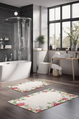Set covorase de baie, Cartwright, CT-5220, Poliester, Multicolor