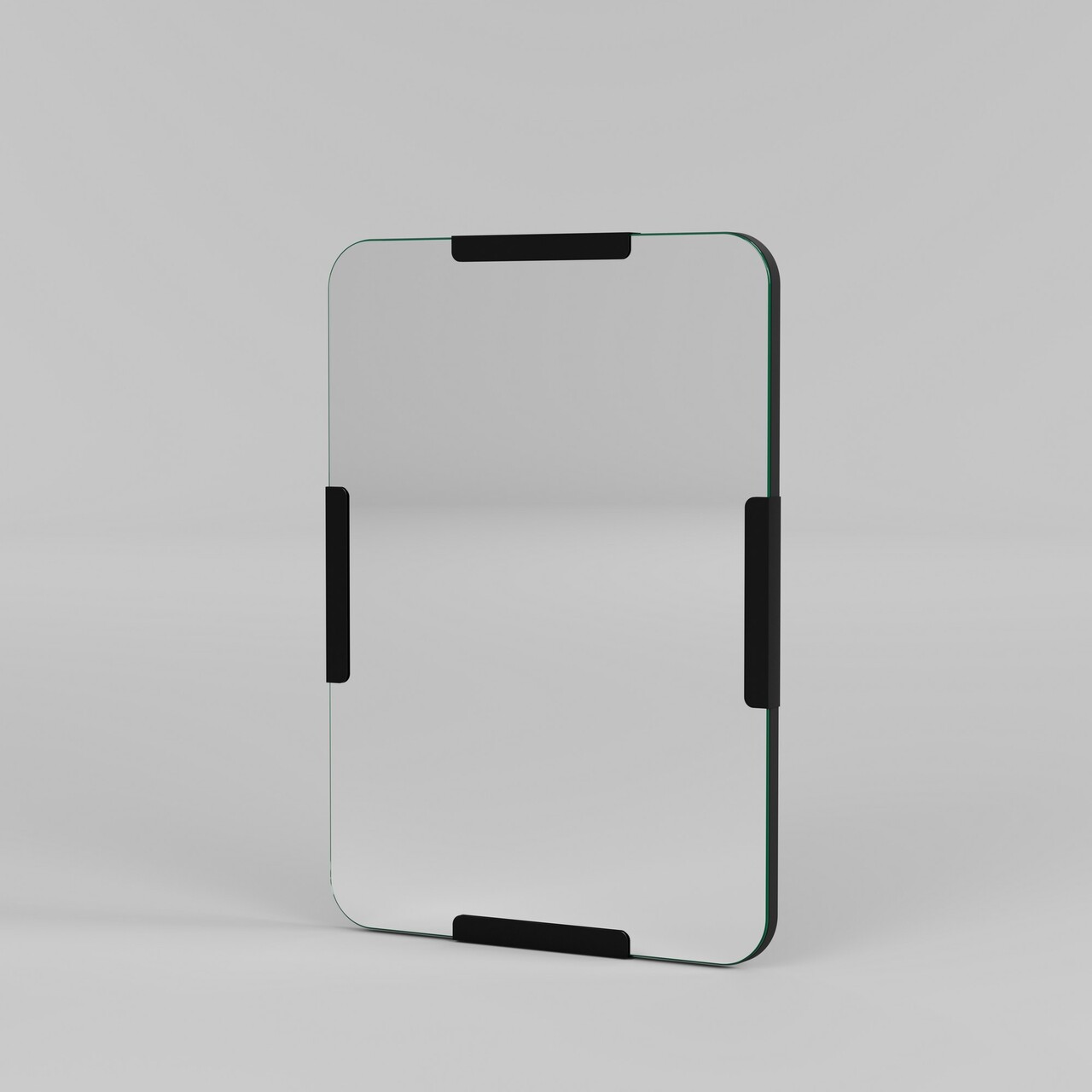 Oglinda decorativa, Neostill, Code Mirror, MDF , Negru