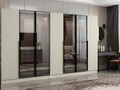 Dulap pentru haine, Hanah Home, Nisa, 315x210x52 cm, Gresie