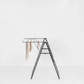 Uscator de rufe, Brabantia, Hangon Matt, 15 m capacitate de uscare, otel, negru mat