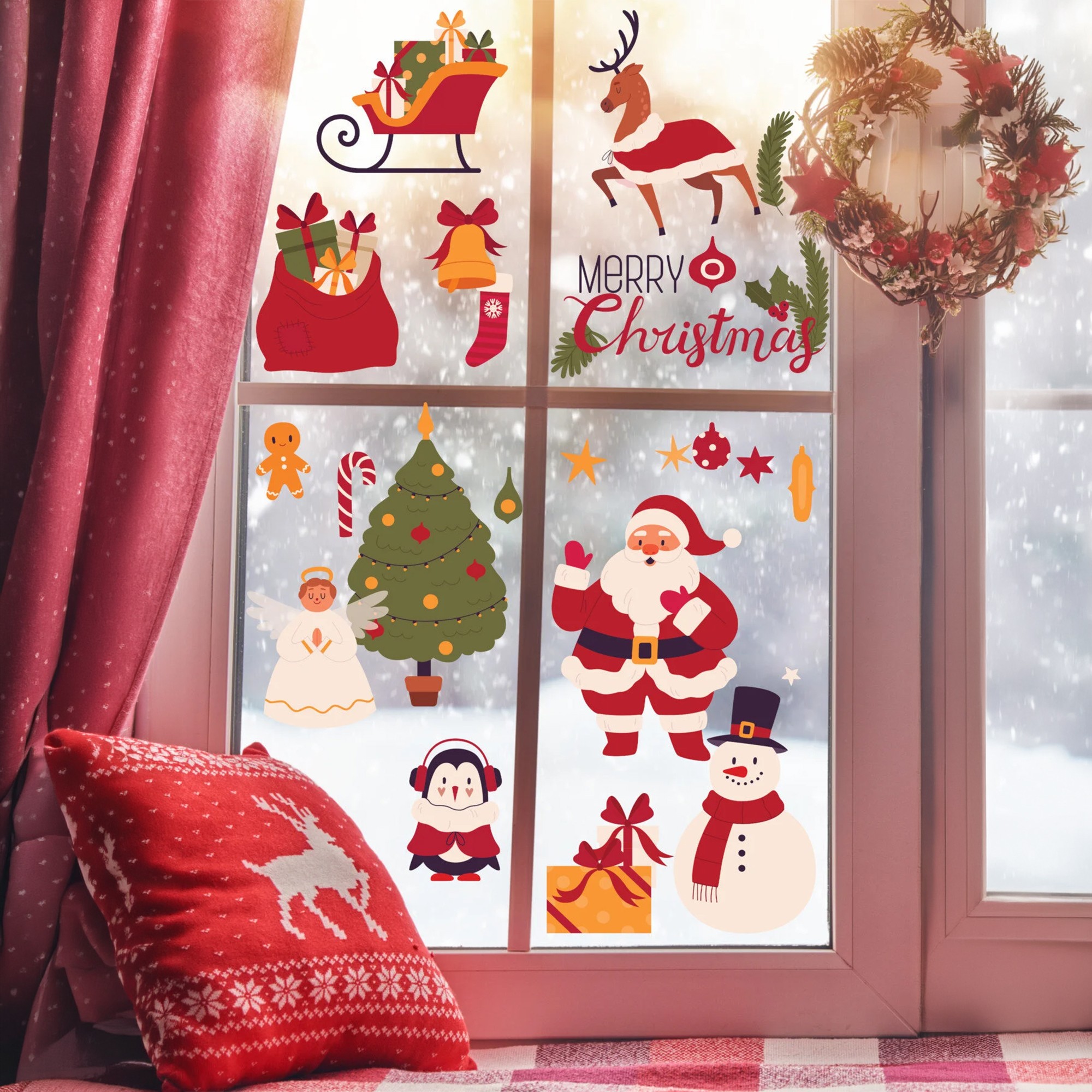 Sticker decorativ, 309008, 30 x 50 cm, Multicolor