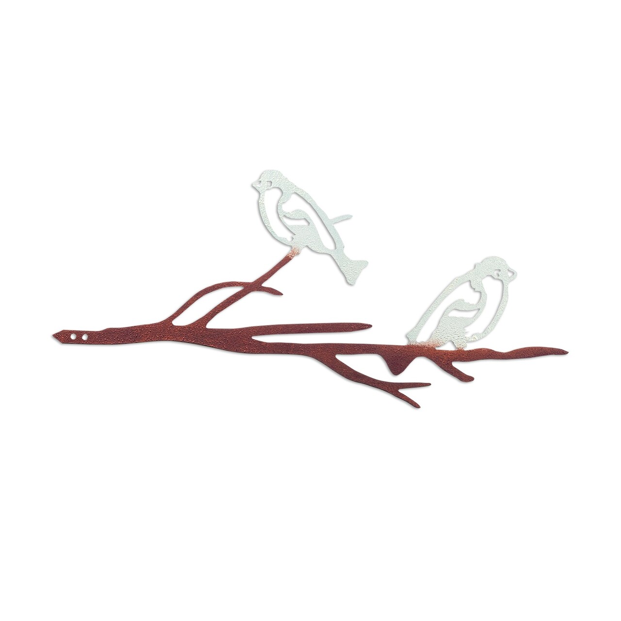 Obiect decorativ de grădină, Bird on the branch 28, 20x45 cm, Multicolor - imagine 4