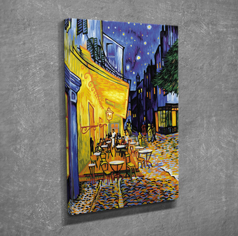Tablou decorativ, dc238, canvas, lemn, multicolor
