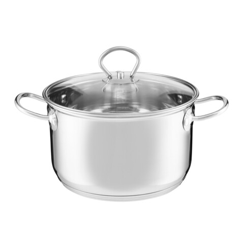 Oala cu capac loremis, ambition, 24 cm, 5 l, inox
