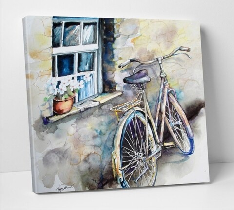 Tablou decorativ Street, Modacanvas, 50×50 cm, canvas, multicolor 50x50