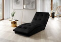 Sezlong living ELTAP, DOR-10FL, Doro, 170x85x95 cm, poliester, negru