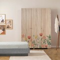 Dulap pentru haine, Vella, Lena 3 -915, 135x192x52 cm, PAL, Sonomo
