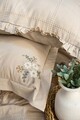 Set cuvertura de pat dubla 3 piese, Fiorella - Beige, Şaheser, Bumbac;Poliester