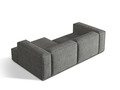 Coltar modular dreapta 3 locuri, Nuria-260, Micadoni Home, 252x147x72 cm, tesatura boucle, grafit