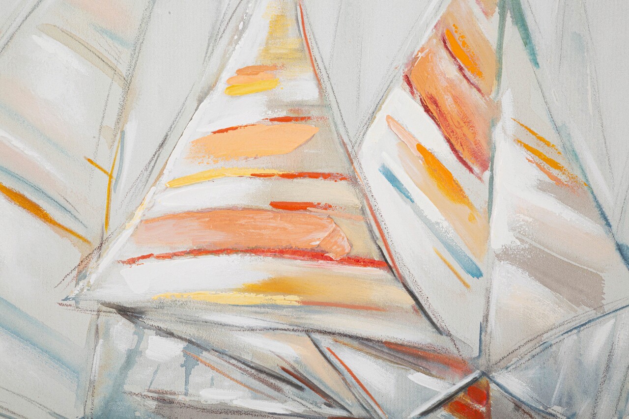 Tablou decorativ, Reggata, Mauro Ferretti, 140 x 70 cm, canvas pictat/lemn de pin, multicolor - view 5
