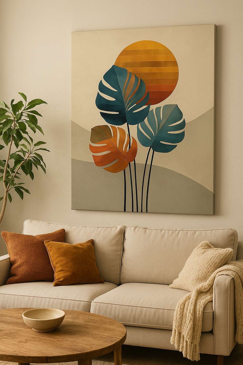 Tablou decorativ Hm_Cnvs26-24-50x70 Cadru: 100% lemn (Grosime: 2 x 3 cm) Multicolor