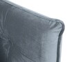 Canapea extensibila, Canna, Mazzini Sofas, 3 locuri, 225x100x85 cm, catifea, albastru deschis