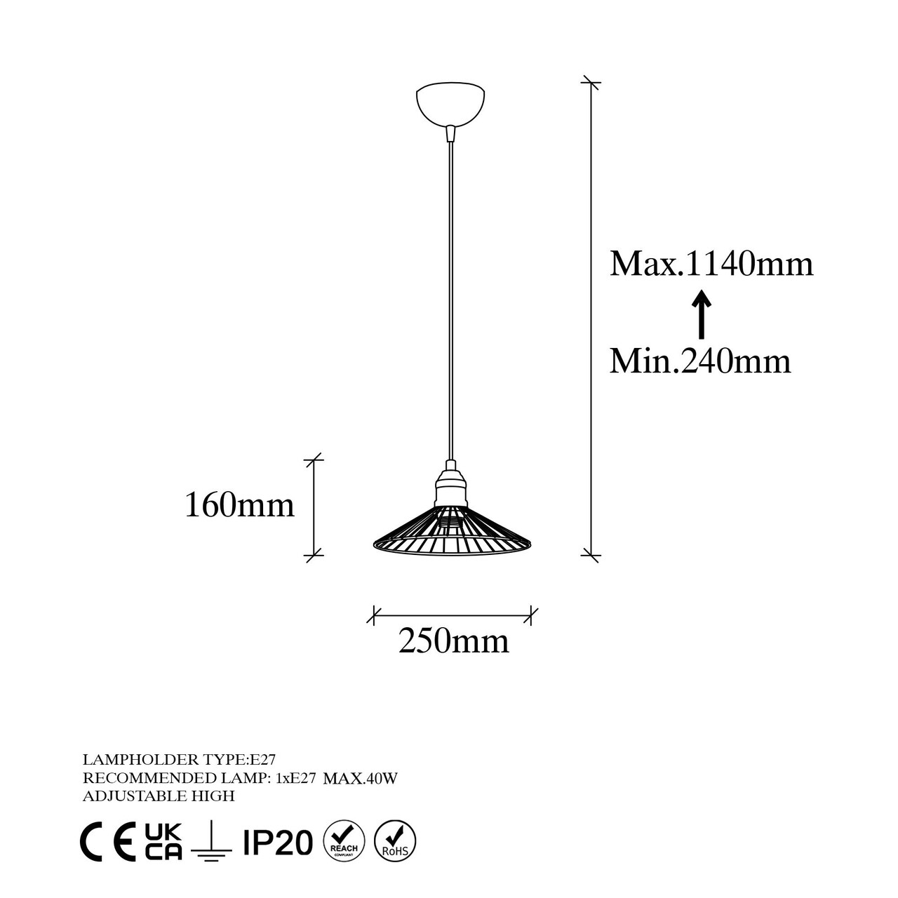 Lustra, Fulgor, 942FLG1464, Metal, Auriu
