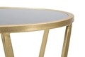 Masuta Glam Simple, Mauro Ferretti, Ø 35x75 cm, fier, auriu