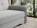Canapea extensibila 1 loc, ELTAP, Laine, 102x109x84 cm, lemn/poliester, gri deschis