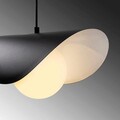 Lustra, Tatum, 584TTM2118, Metal, Alb/Negru