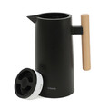 Termos Libre, Homla, 1 L, plastic/lemn, negru