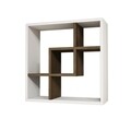 Raft pentru perete Bellini, Puqa Design, 60x20x60 cm, alb/aluna