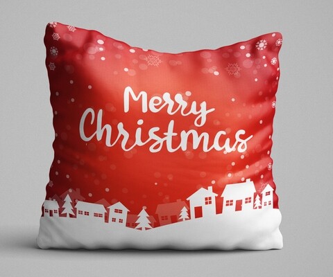 Perna decorativa, Christmas Decoration KRLNTXMAS-12, 43×43 cm, policoton, multicolor Christmas Decoration