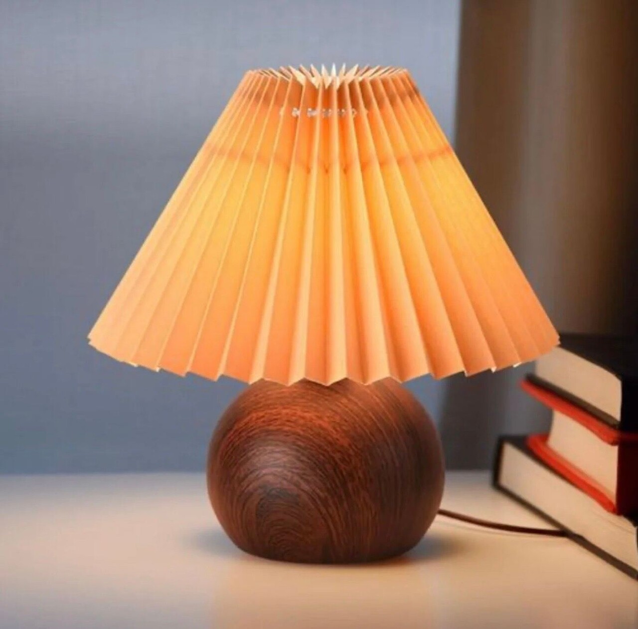 Lampa de masa, Opviq, 751ARL1133, Crema/Nuca - imagine 2