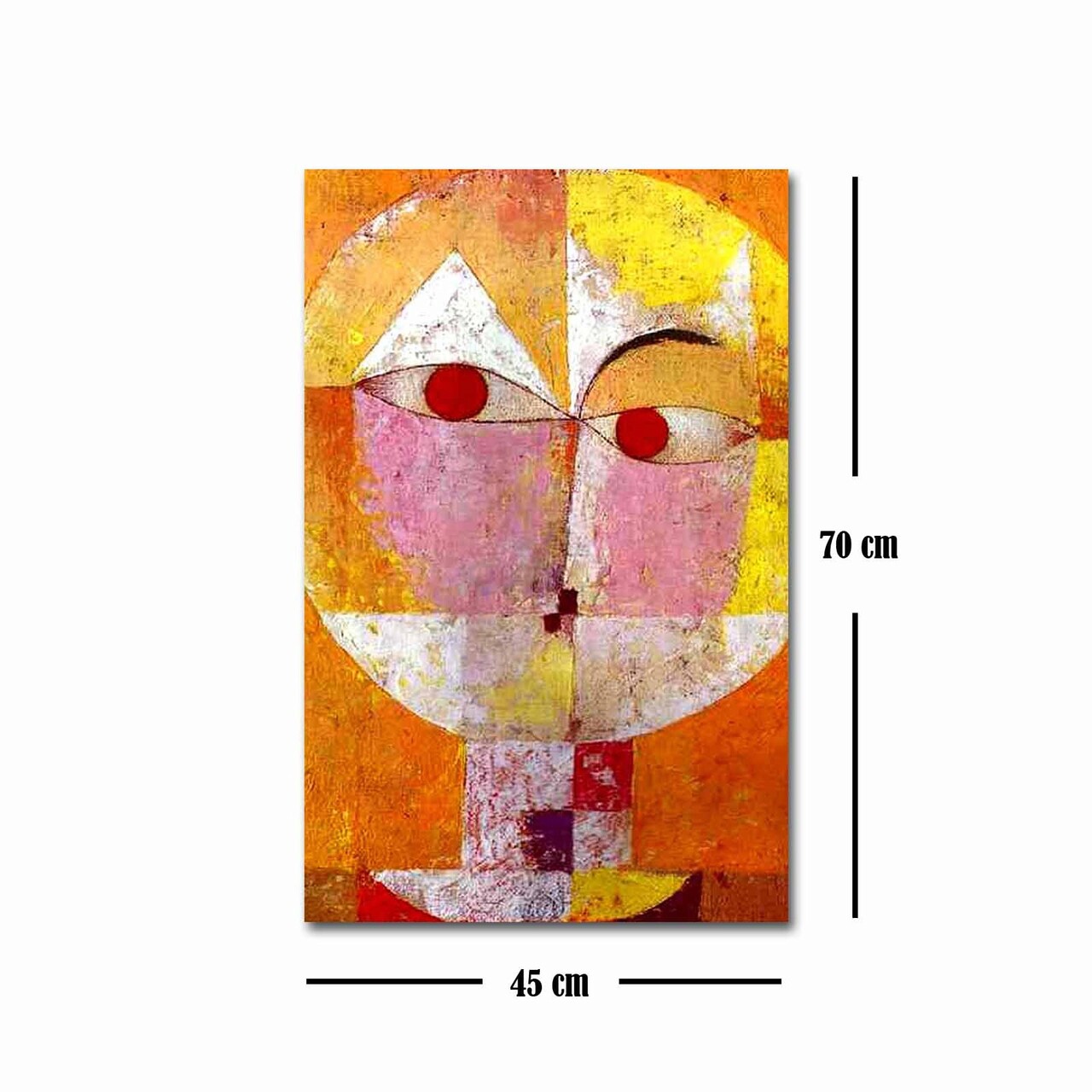 Tablou decorativ, FAMOUSART-103, Canvas, Dimensiune: 45 x 70 cm, Multicolor