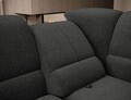 Coltar extensibil dreapta 3 locuri ELTAP, RT-04FL, Siber, 270x186x93 cm, lemn/poliester, gri inchis