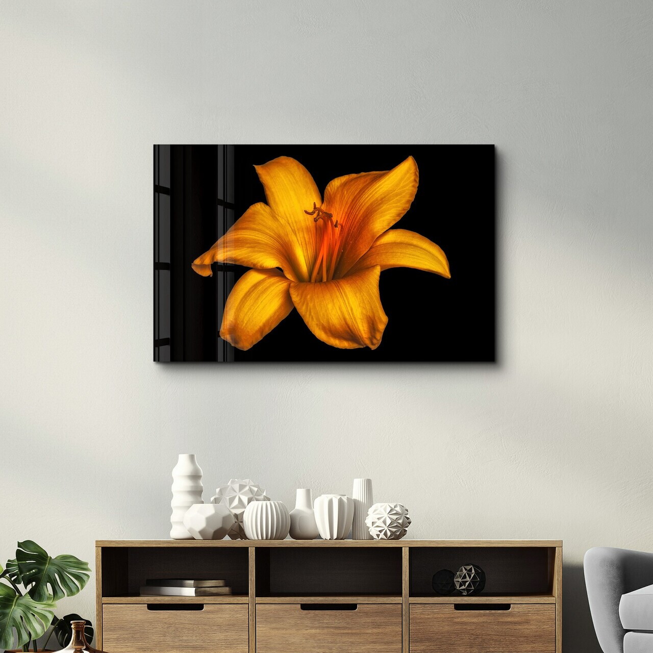 Tablou decorativ, CAM-5025, Dimensiuni: 70 x 110 cm, Multicolor — imaginea 2