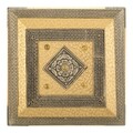 Cutie pentru bijuterii, Brighde, Creaciones Meng, 20x20x6 cm, aluminiu