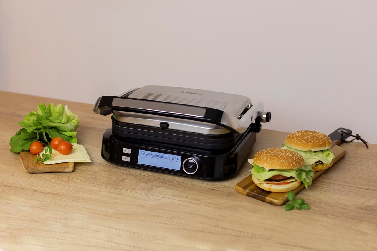 Gratar electric Smart, 2100 W, 7 programe - Zokura - view 16
