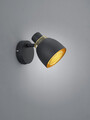 Aplica de perete Punch, RL, 10x17x14 cm, 10W, 1x E14, metal, negru mat