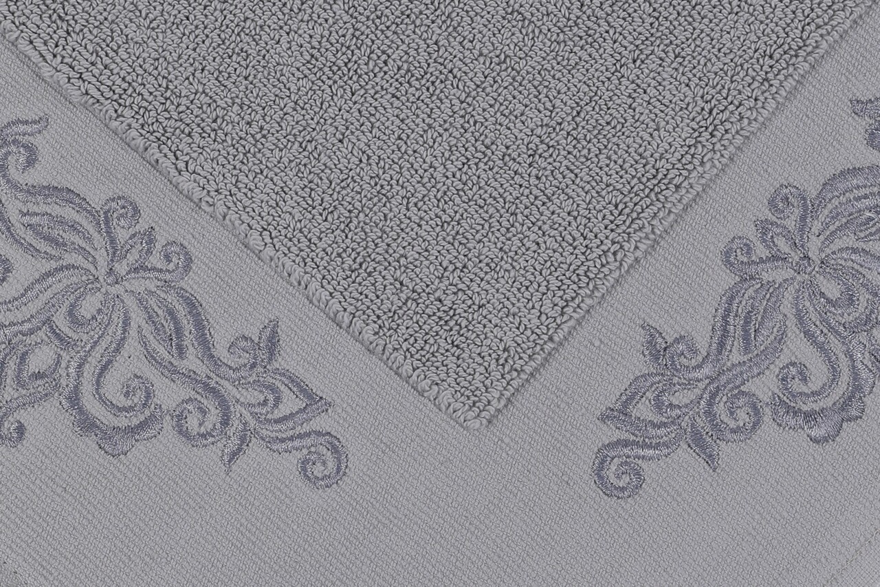 Set covorase de baie 2 piese, L'essentiel Maison, Sapphire, Gri - view 4