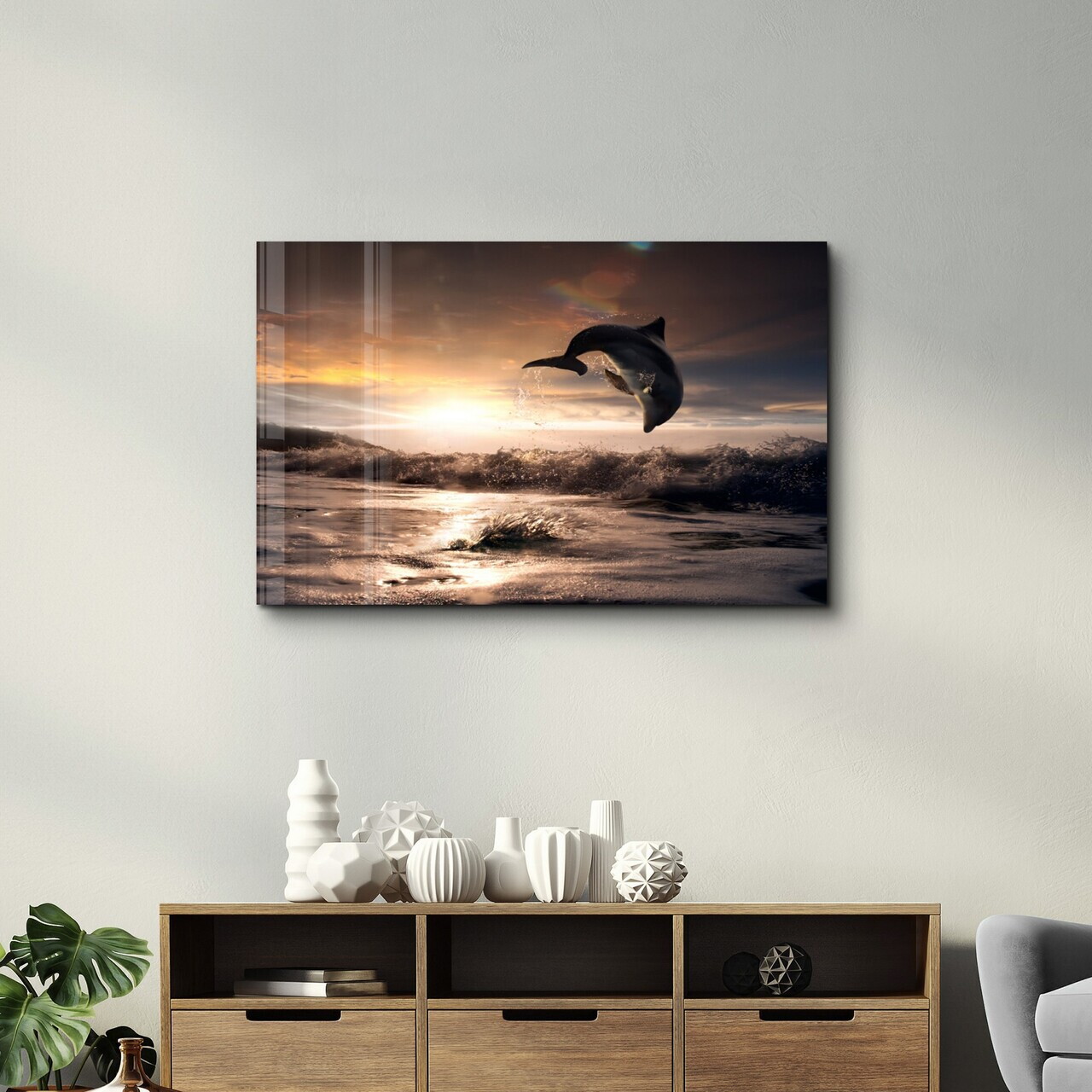 Tablou decorativ, OGLS-1111, Dimensiuni: 70 x 110 cm, Multicolor — imaginea 2
