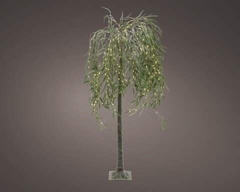 Decoratiune luminoasa Tree willow, Lumineo, H150 cm, 300 LED-uri, lumina calda