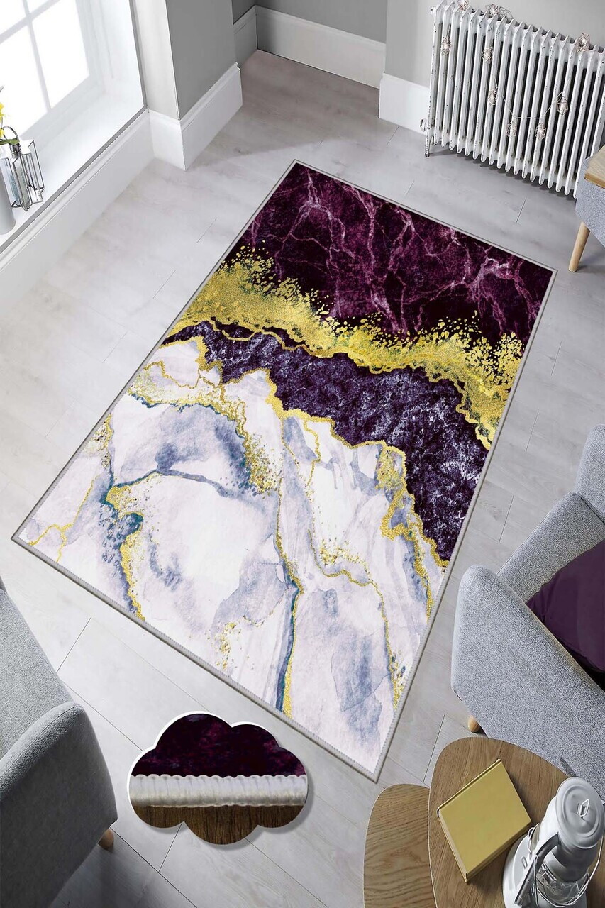 Covor Hmnt759 100x200 cm Poliester Multicolor