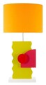 Lampa de masa Color -B, Mauro Ferretti, 1 x E27, 40W, 30x30x60.5 cm, MDF/fier, multicolor