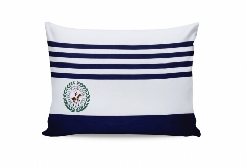 Set 2 fete de perna 50x70, 100% bumbac, Beverly Hills Polo Club, Bleumarin/Alb/Verde