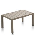 Set mobilier de gradina, Clara, Arya, Cadru: 100% ALIMINIUM, Cappucino / Crema