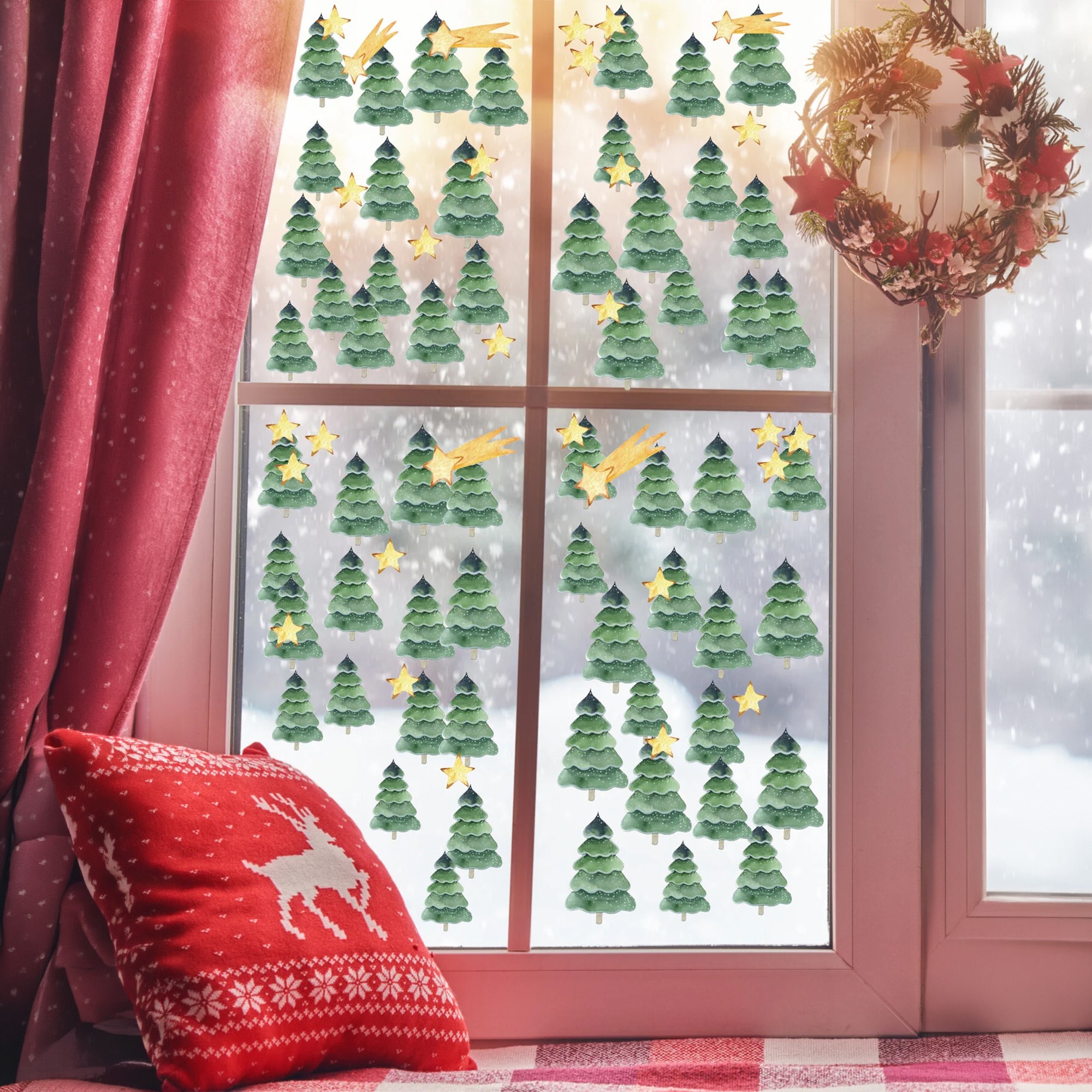 Sticker decorativ, 309034, 30 x 50 cm, Multicolor