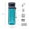 Sticla plastic Aveo Aqua, Aladdin, 350 ml, albastru