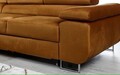 Coltar extensibil stanga 4 locuri ELTAP, Armd-87, Armando, 289x203x85 cm, lemn/poliester, mustar