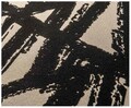 Traversa pentru hol Graffio, Decorino, 67x100 cm, poliester, crem