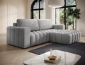 Coltar extensibil dreapta 4 locuri ELTAP, Bon-38, Bonett, 250x175x92 cm, lemn/poliester, gri deschis