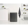 Cos de gunoi cu soft touch, Brabantia, Bo Touch, 2x30 L, 31.2x54.5x65.6 cm, otel, gri inchis