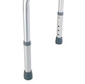 Scaunel pentru baie, Wenko, Secura, 46 x 53.5 x 36-46 cm, aluminiu/plastic, alb/gri