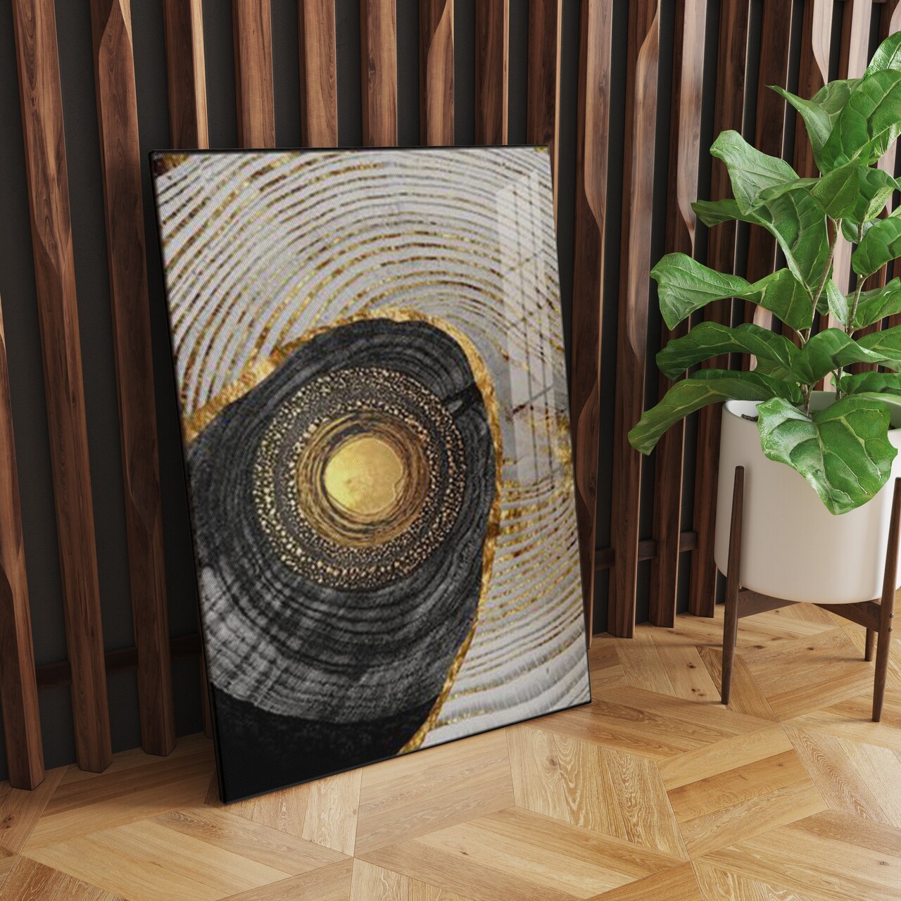 Tablou decorativ, ASR_CNV25-44, Cadru: 100% lemn (Grosime: 2 x 3 cm), Multicolor - view 3