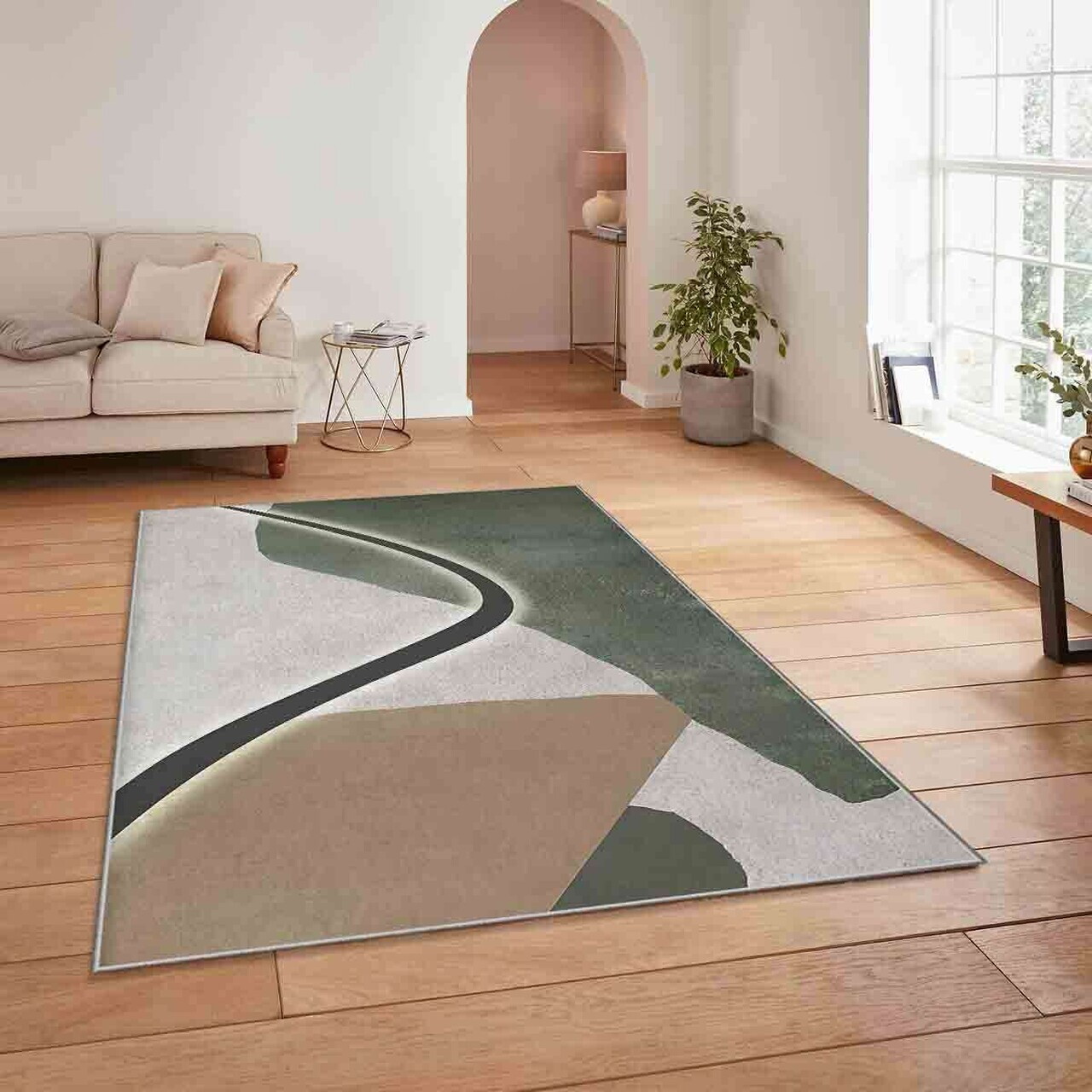 Covor, Shml14, 180x280 cm, Poliester, Multicolor — imaginea 3
