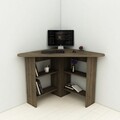 Birou de colt Corner, Arnetti, 80x80x73.8 cm, PAL, maro