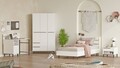 Set dormitor pentru copii, Locelso, ON24-W, Alb