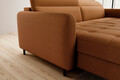 Coltar extensibil stanga 3 locuri ELTAP, LT-45MAN, Gomsi, 228x165x100 cm, lemn/poliester, mustar